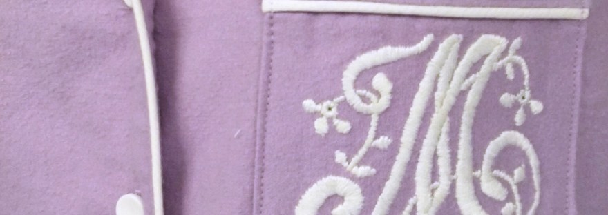 Carolyn pajamas monogram