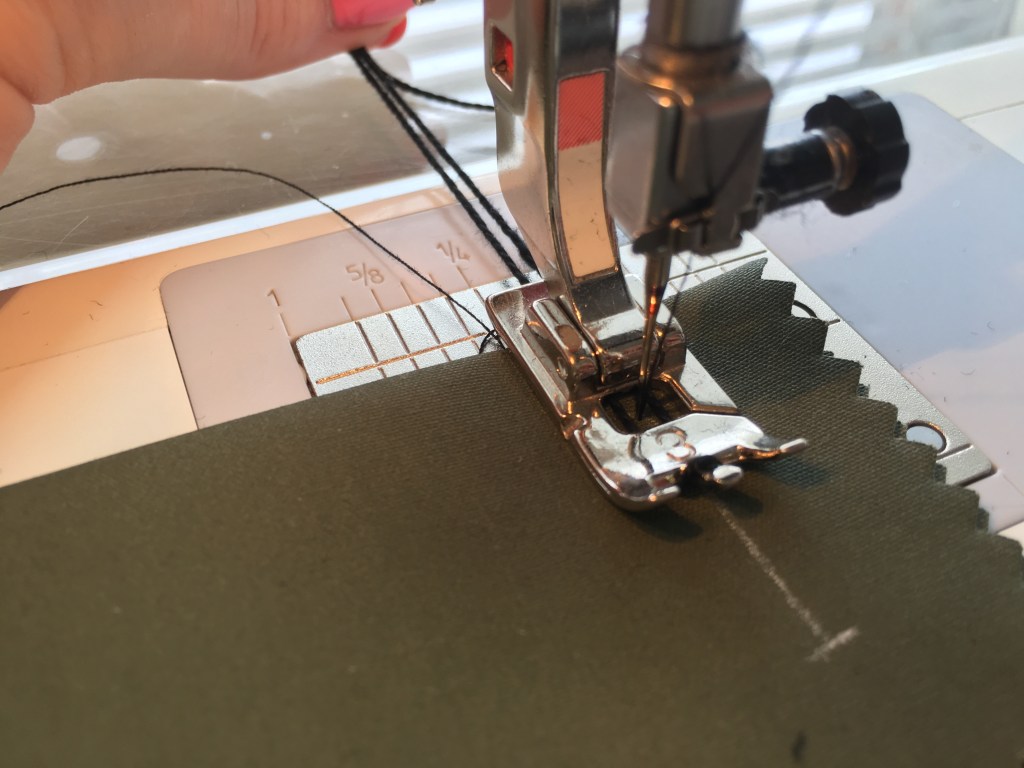 Corded buttonhole tutorial Bernina presser foot