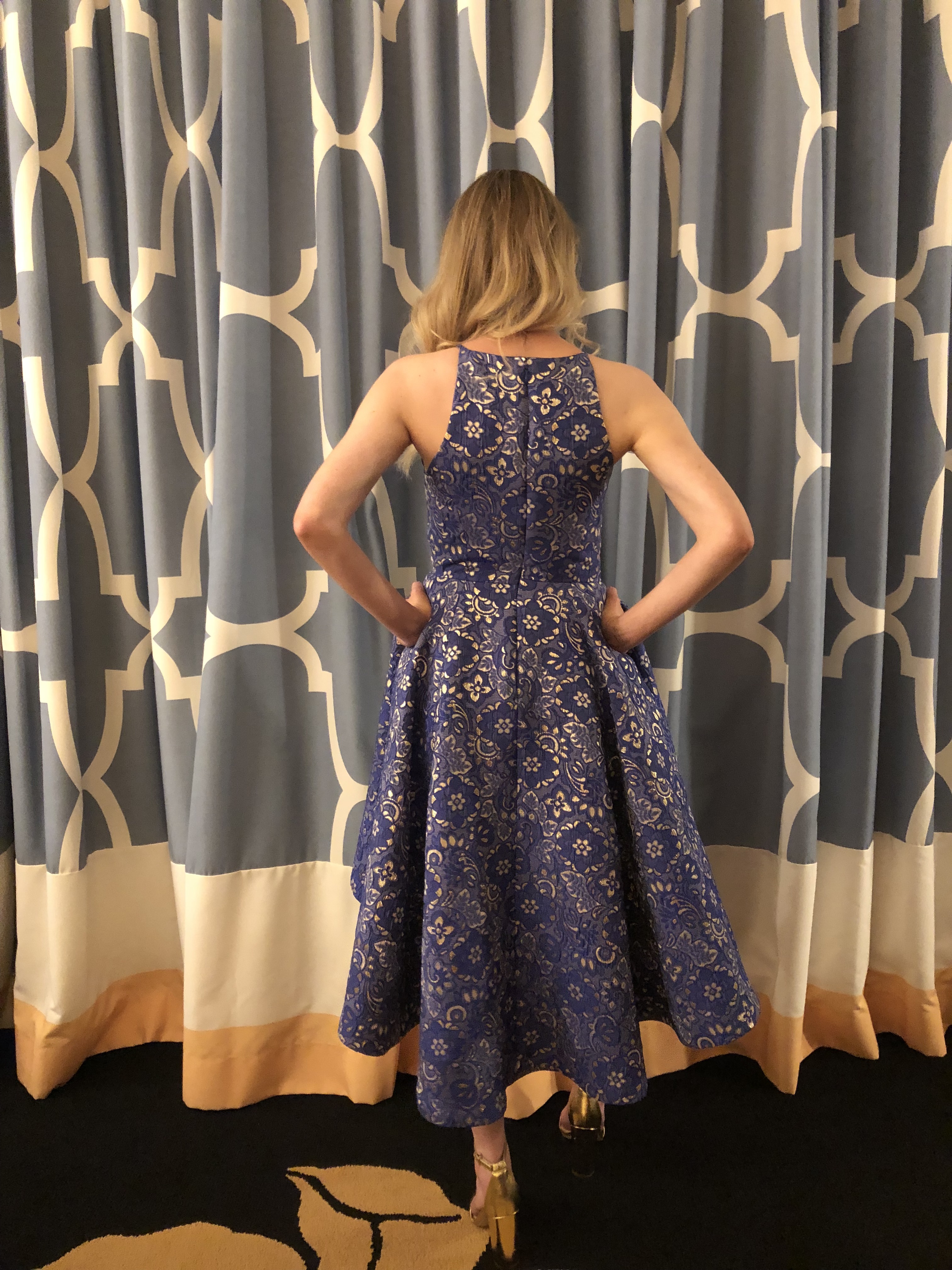 Vogue 9252 dress back