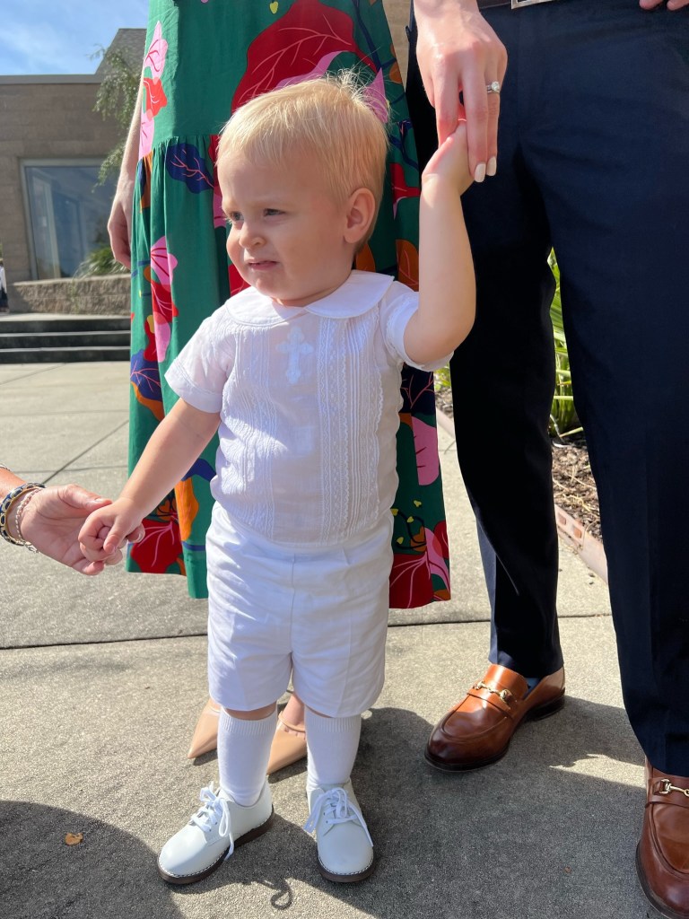 christening outfit for boys traditional batiste lace embroidered cross 